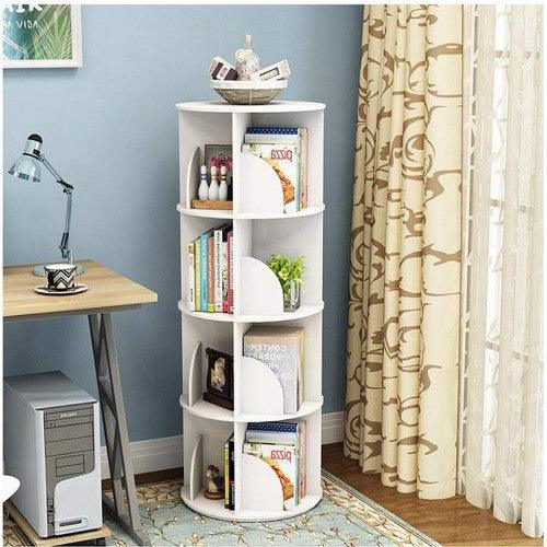 4 Tier 360° Rotating Stackable Shelves Bookshelf Organizer - Toytexx 4 Tier 360° Rotating Stackable Shelves Bookshelf Organizer - Toytexx